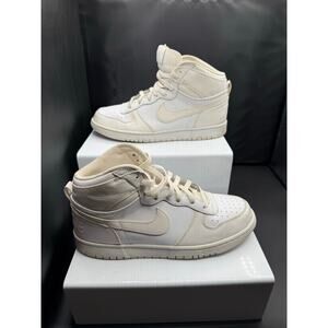 Authentic Nike Air Jordan High Tops - All White - Size 10.5M - show wear